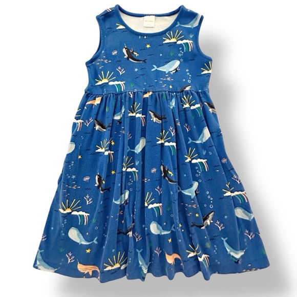 Hanna Andersson | Printed Play Dress With Pockets (8) 🐋 - Picture 1 of 4